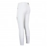 Calça de equitação Euro-Star Estelle FullGrip feminina - Branco