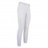 Calça de equitação Euro-Star Jigsaw FullGrip Premium feminina - Branco
