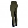 Calça de equitação Euro-Star Energy KneeGrip feminina - Oliva