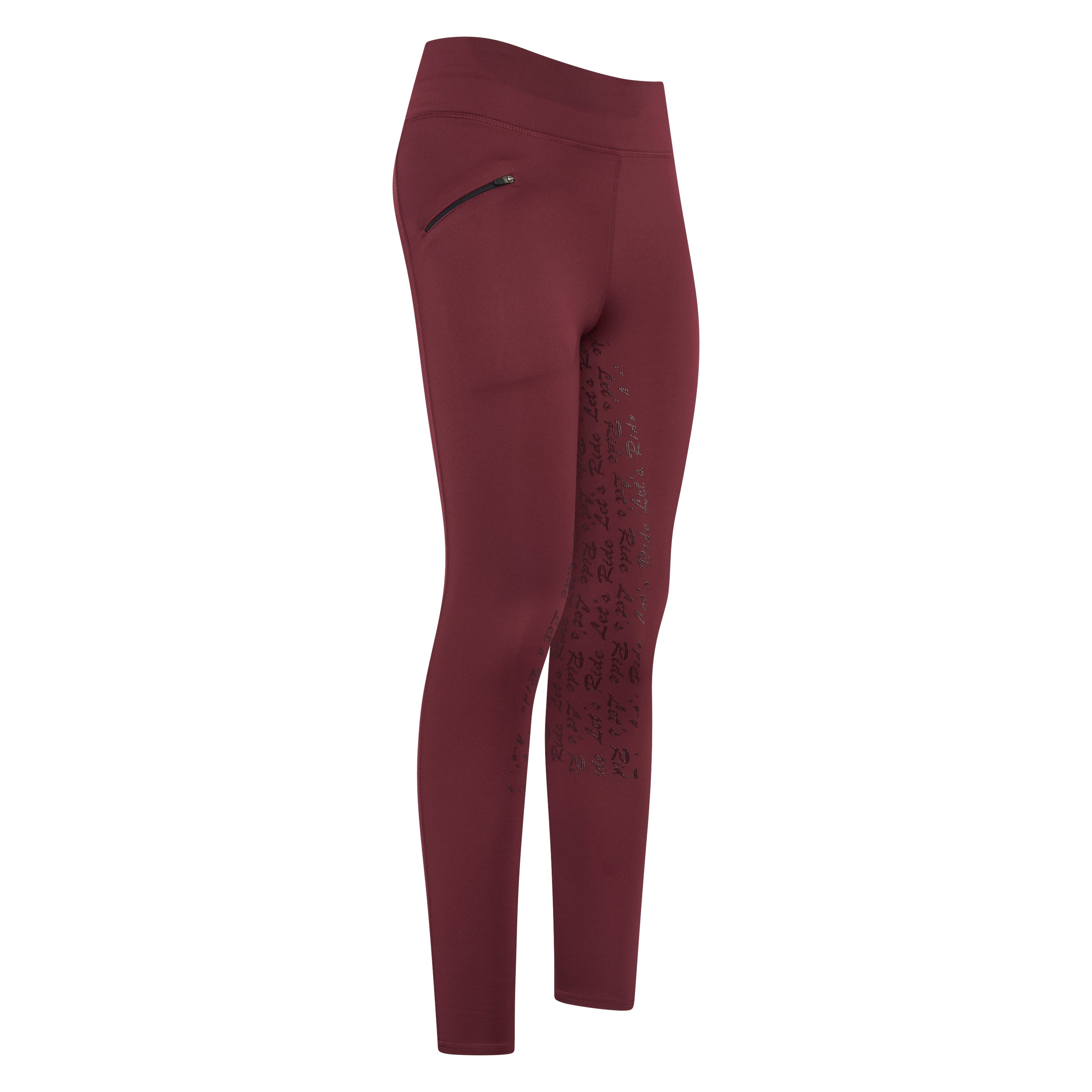 Legging de equitação Easy Rider Dietse Winter FullGrip Kids Bordéus Bordô Legging de equitação Easy Rider Dietse Winter FullGrip Kids Bordéus Bordô