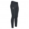 Legging de equitação Easy Rider Don FullGrip Kids - Preto