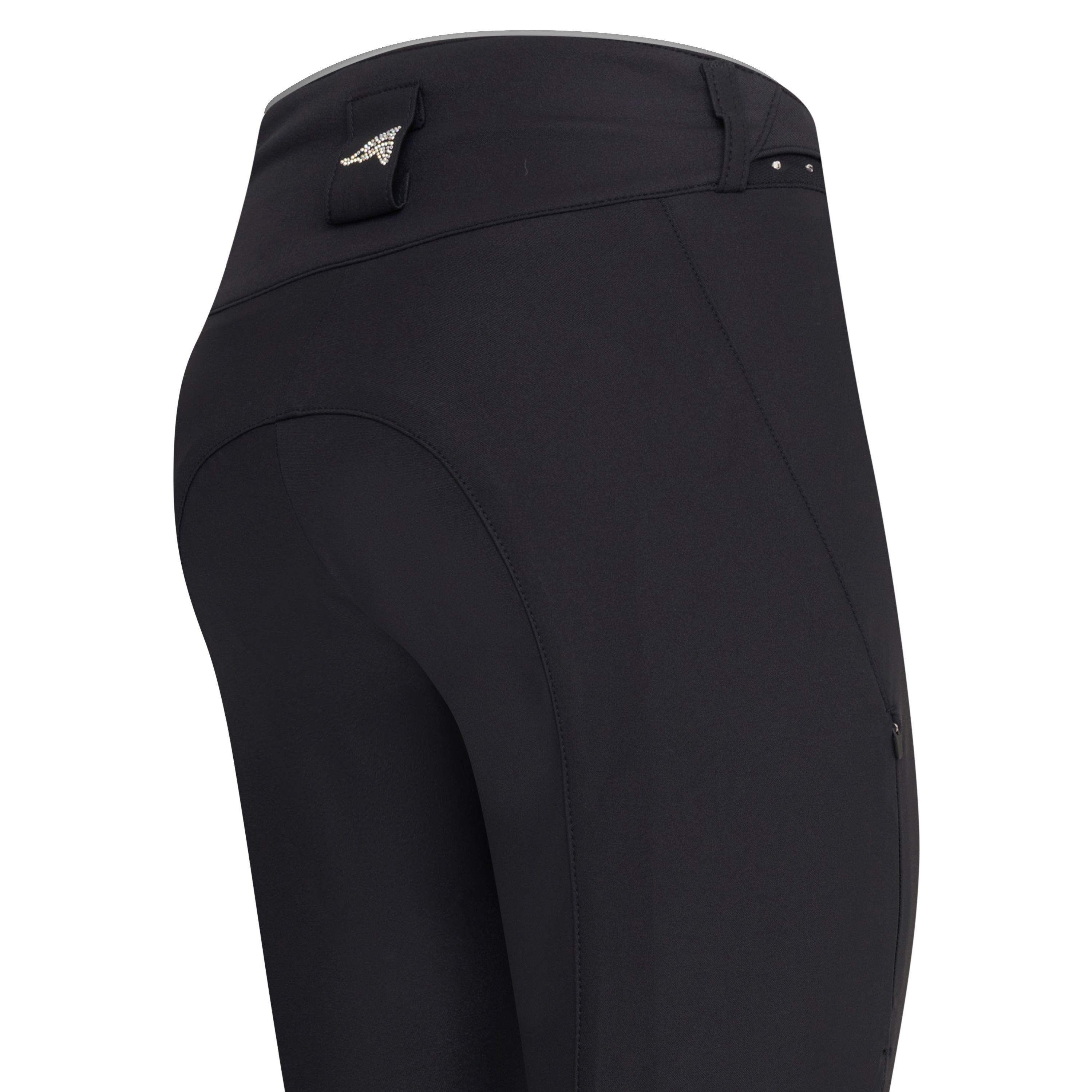 Calça de equitação Euro-Star Equitation Queen FD FullG Preto brilhante