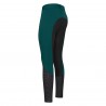 Calça de equitação Euro-star Airflow FullGrip - Verde azul petróleo
