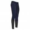 Calça de equitação Euro-star Airflow FullGrip - Azul da noite