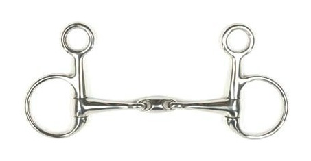 Freio Baucher equitação aço inoxidável duplo