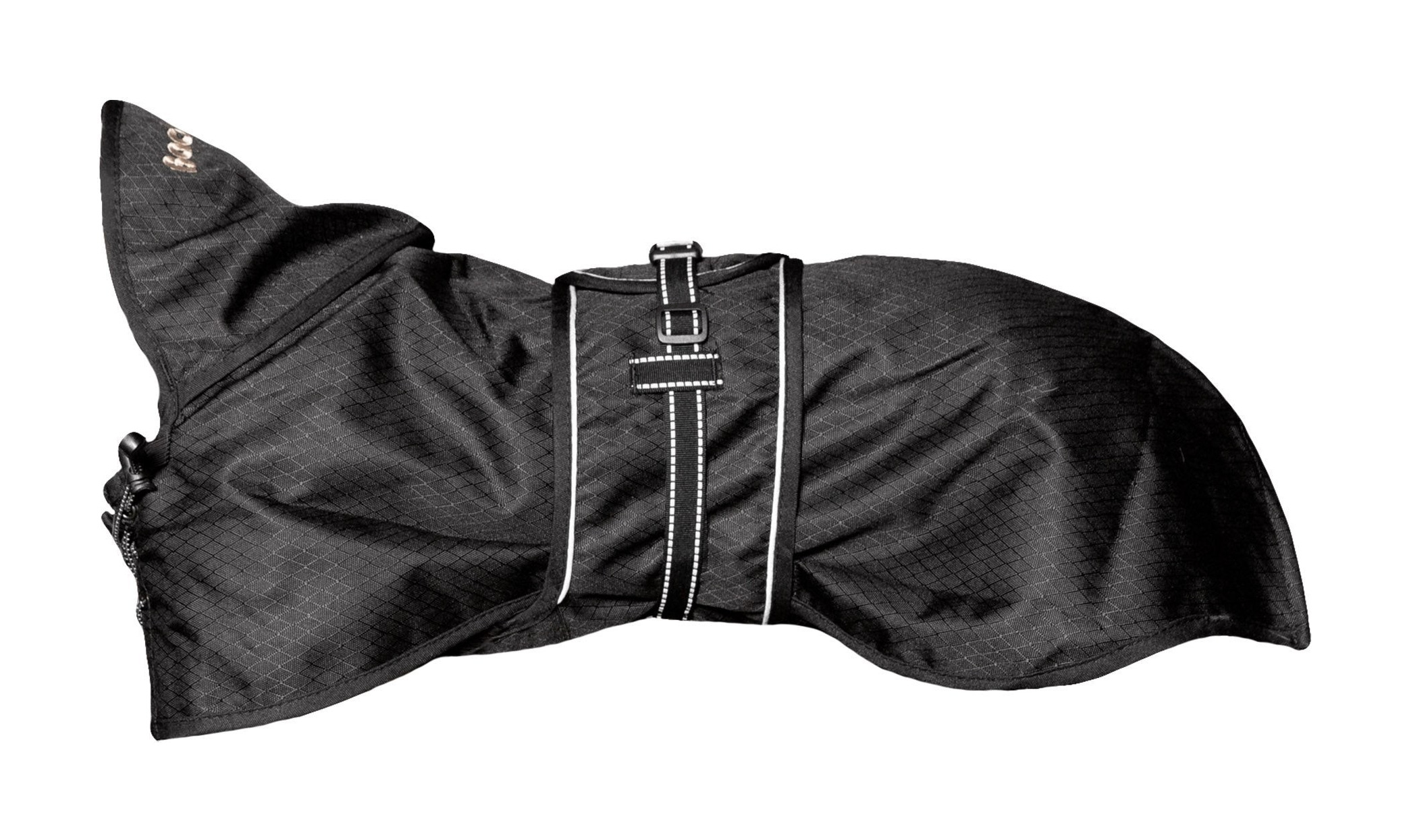 Casaco impermeável forrado para cão Back on Track Preto