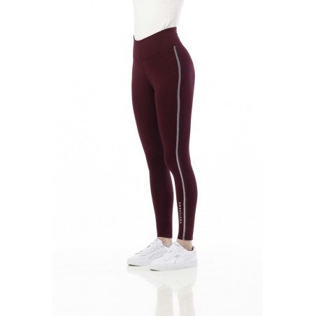 Calça Equithème Violette com fundo de silicone