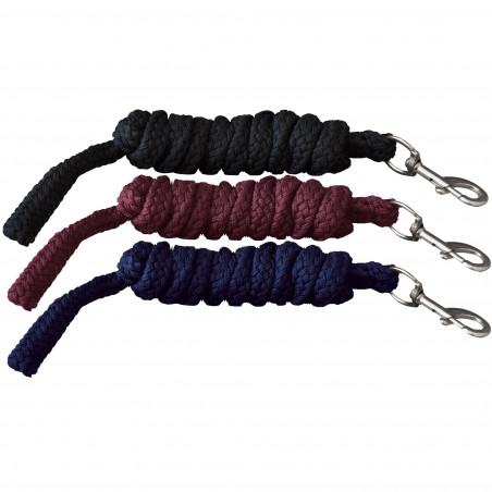 Longe trançada lisa com argola branca Canter