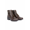 Botas de couro com atacadores frontais Jupiter mulher B Vertigo - Castanho escuro
