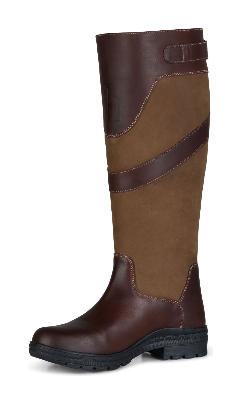 Botas impermeáveis de campo femininas Waterford Horze Castanho escuro / castanho escuro Botas impermeáveis de campo femininas Waterford Horze Castanho escuro / castanho escuro