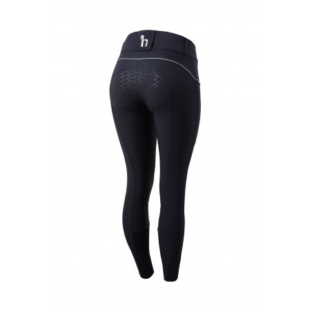 Calça de equitação cintura alta com grip de silicone completo Aubrey feminino Horze