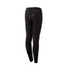 Calça de equitação Grand Prix com culote de silicone infantil Horze - Preto