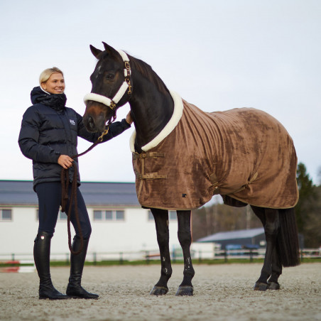 Cobertor polar Lincoln com gola de pele Horze
