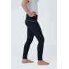 Calça de equitação com fundo de camurça Infantil Horze Aubrey - Azul-marinho escuro