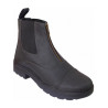 Botas Leoni Couro Encerado T de T - Preto