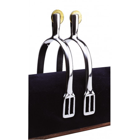 Esporas Feeling Prince de Galles inox com roldana lisa