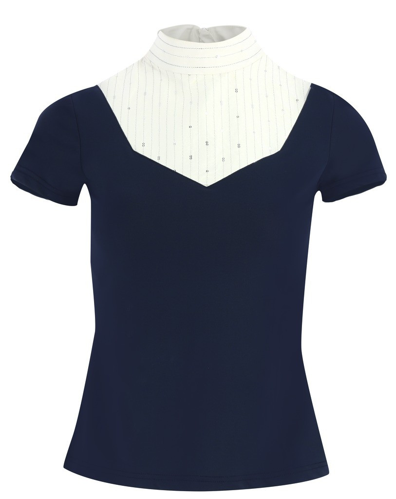 Polo Equithème Lerma de mangas curtas Violeta