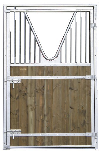 PORTE DE BOX PIN DOUGLAS 1.37 M SUR CHARNIERE