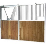 Standard-Boxenfront mit Gitter / Holz La Gée