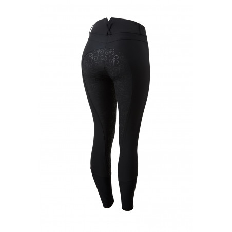 Calça Horze leve com culote completo de silicone elástico Angelina feminina