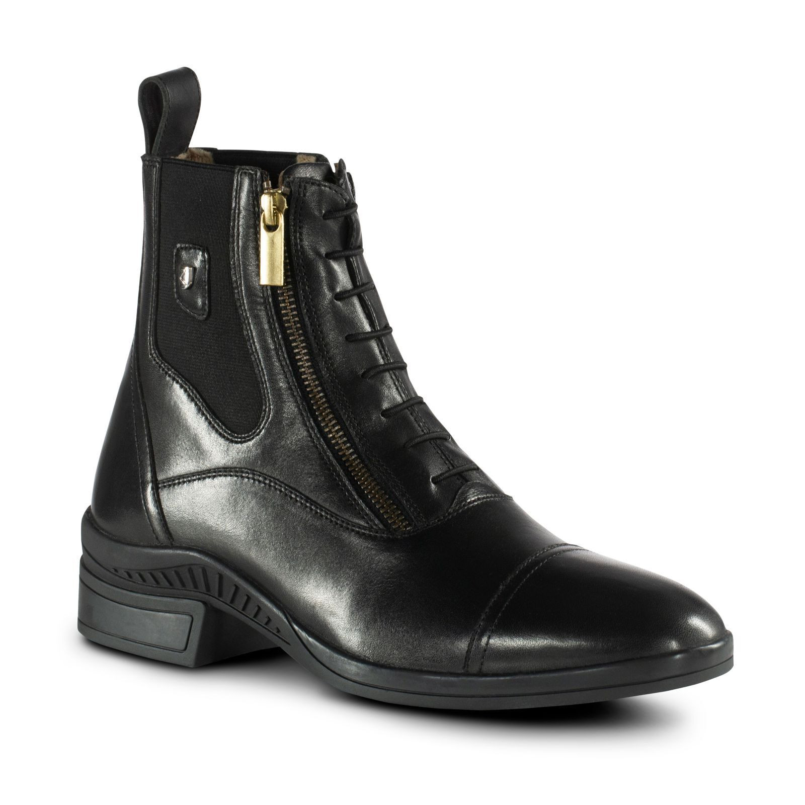 Botas de couro Horze Jodhpur Highgate Paddock feminino Preto Botas de couro Horze Jodhpur Highgate Paddock feminino Preto