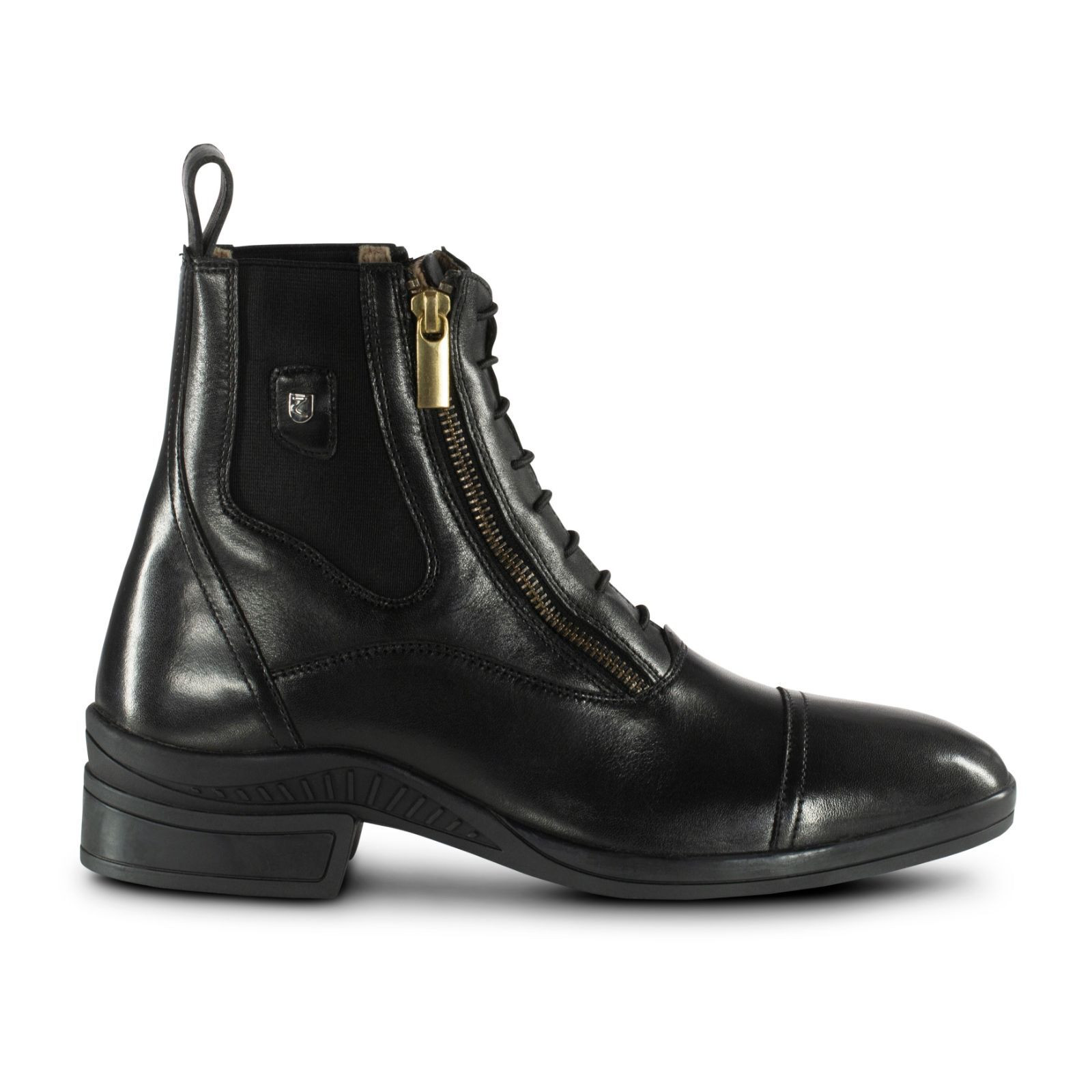 Botas de couro Horze Jodhpur Highgate Paddock feminino Preto Botas de couro Horze Jodhpur Highgate Paddock feminino Preto