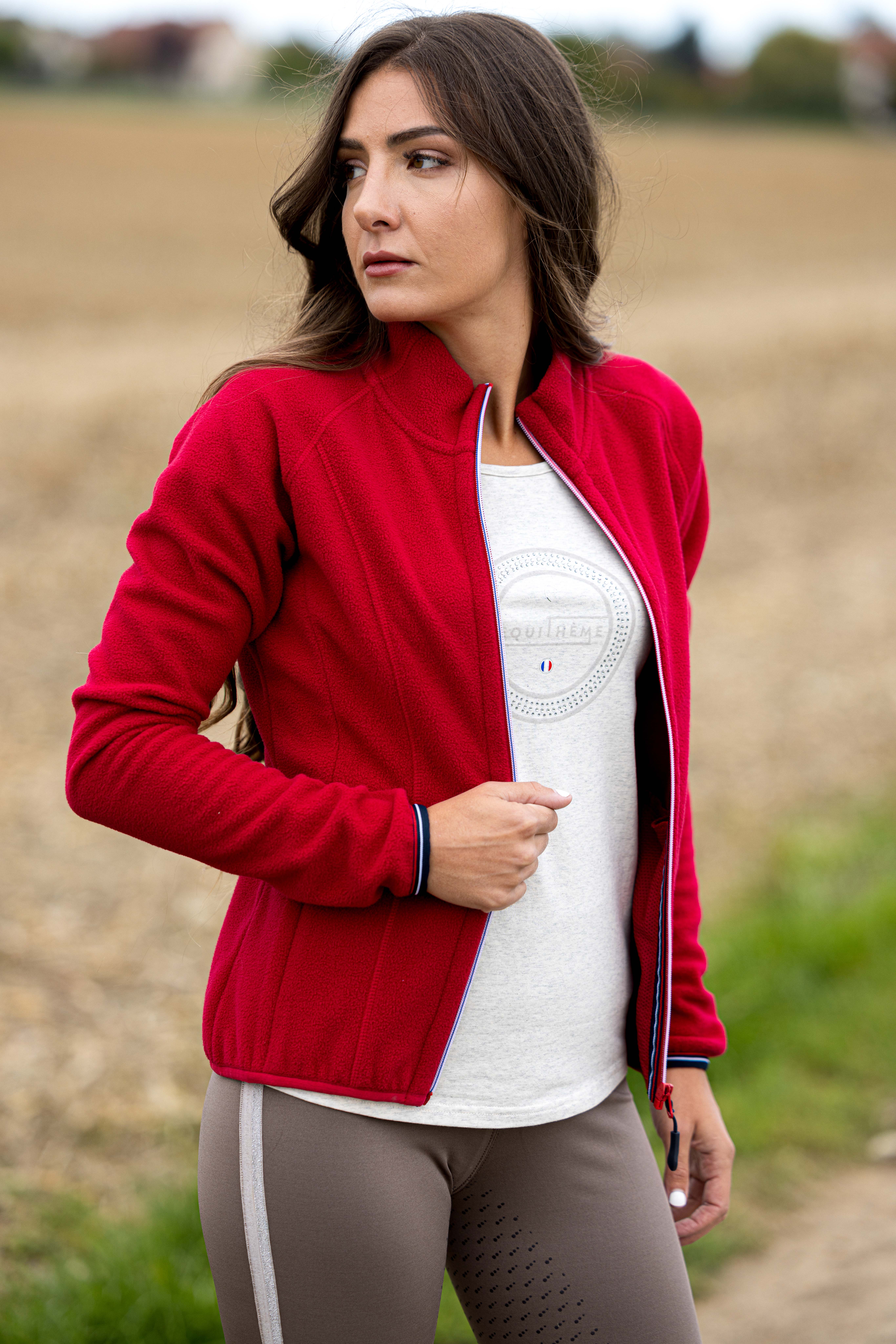 Casaco polar Equithème Lena Preto