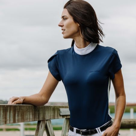 Polo Equithème Ocala de mangas curtas