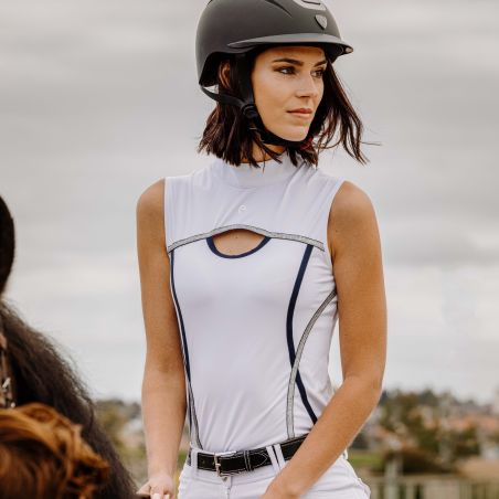 Polo Equithème Puebla sem mangas