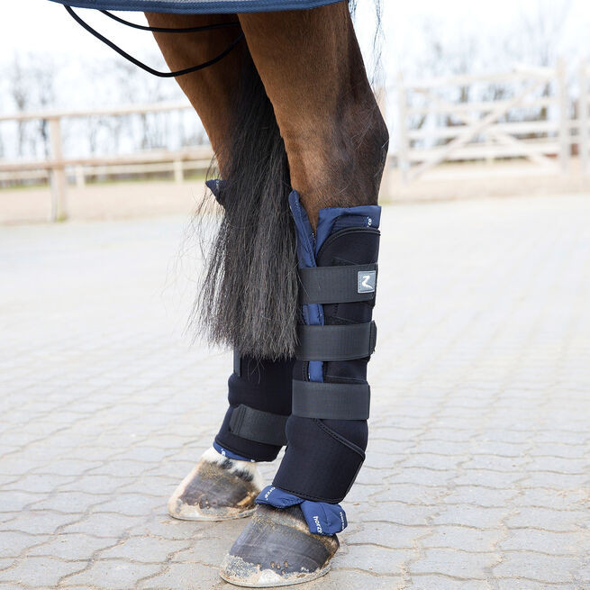 Botas de estábulo traseiras Horze PRO para equitação Botas de estábulo traseiras Horze PRO para equitação