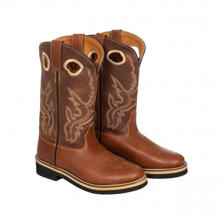 Botas western Pro-tech Buckaroo em couro
