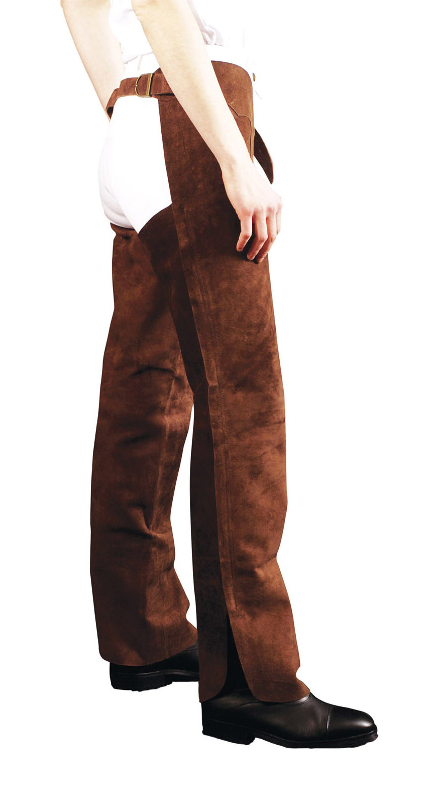 Chaps western Lakota em camurça Castanho