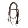 Bridão western Lakota Silver Wire com rédeas - Castanho