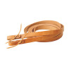 Rendas Lakota em couro 1,6 cm 2,2 m - Natural