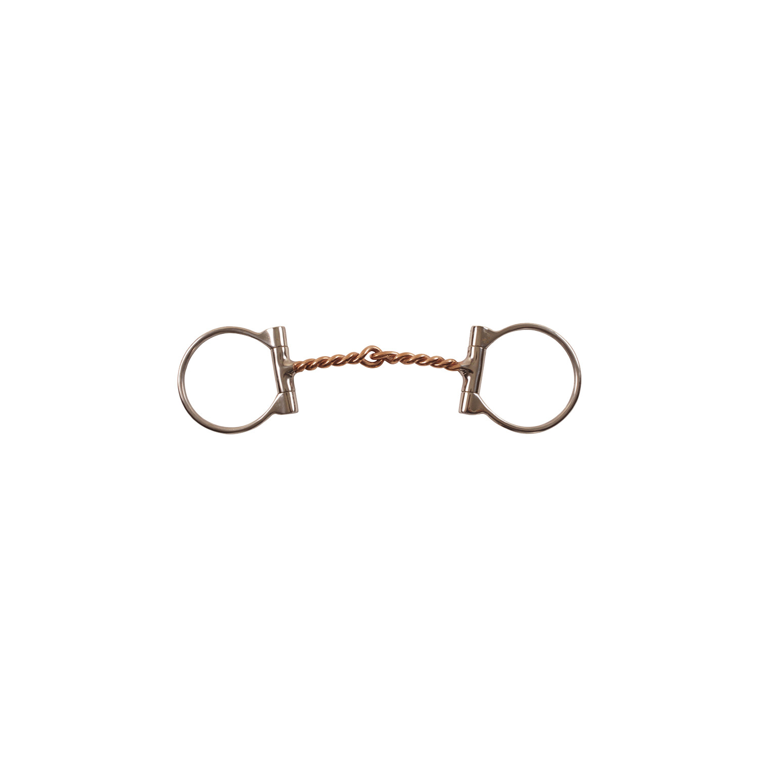 Mors western em aço inoxidável D Pool com ponta de cobre torcida Mors western em aço inoxidável D Pool com ponta de cobre torcida