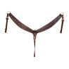 Peitoral western Lakota Flower 609htf - Castanho