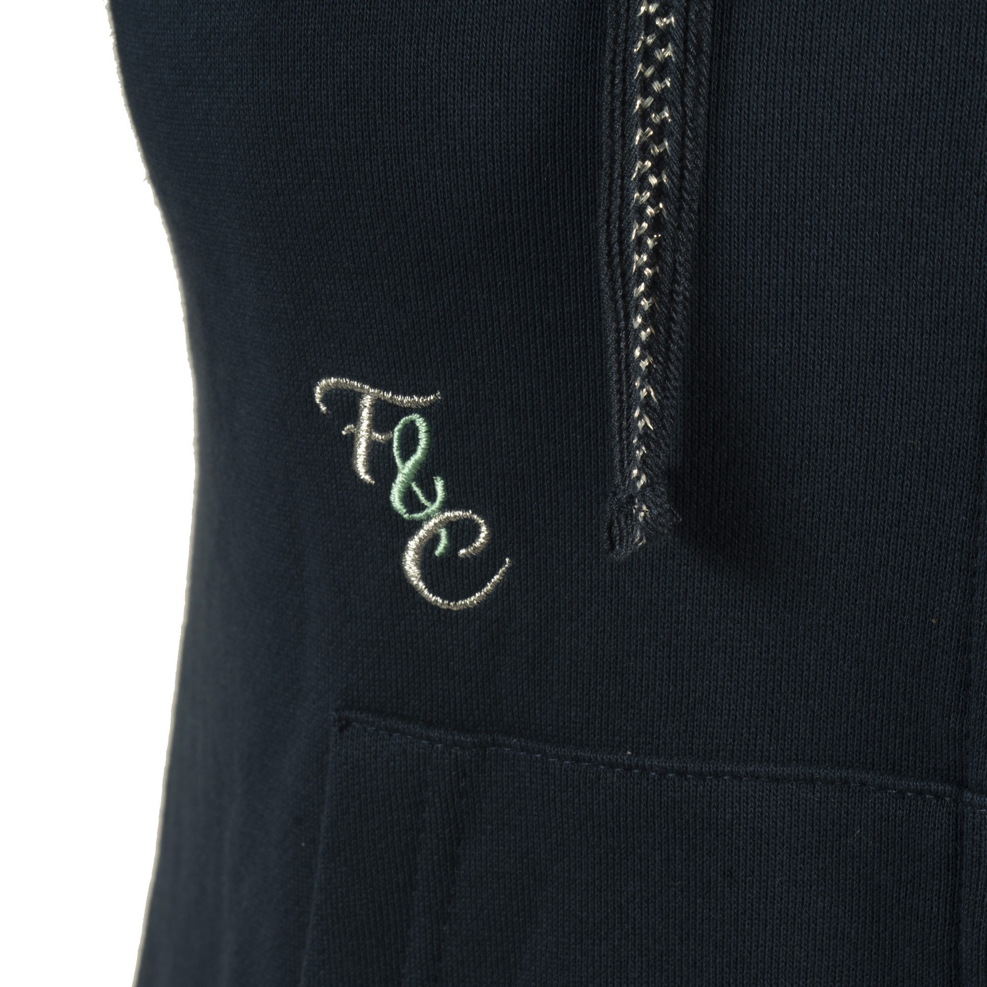 Moletom feminino com zíper Naousa Flags & Cup  Cinzento-acastanhado Castanho