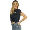 T-shirt feminino Lamia Flags & Cup - Azul-marinho