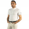 Polo masculino Bankso de manga curta Flags & Cup - Branco