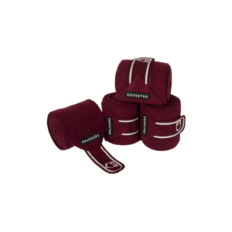 Bandagens de polo para pónei com logotipo bordado Diamond em conjunto de 4 Equestro Bandagens de polo para pónei com logotipo bordado Diamond em conjunto de 4 Equestro