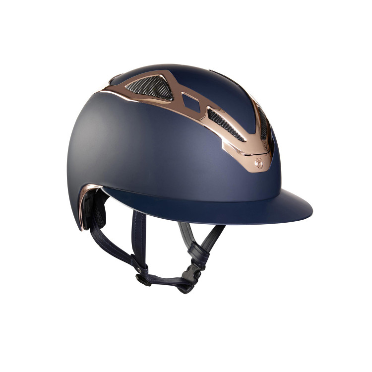 Capacete Apex Chrome Lady Azul Fosco/Ouro Rosa Suomy Capacete Apex Chrome Lady Azul Fosco/Ouro Rosa Suomy