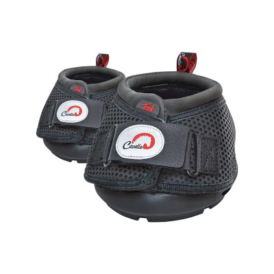 Hipposandale de trek régulière par paire Cavallo Horse & Rider Noir