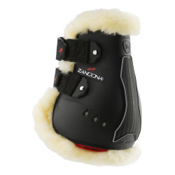 Protetor de boleto em lã de carneiro Zandona Carbon Air Sensitive+ Active-Fit com velcro