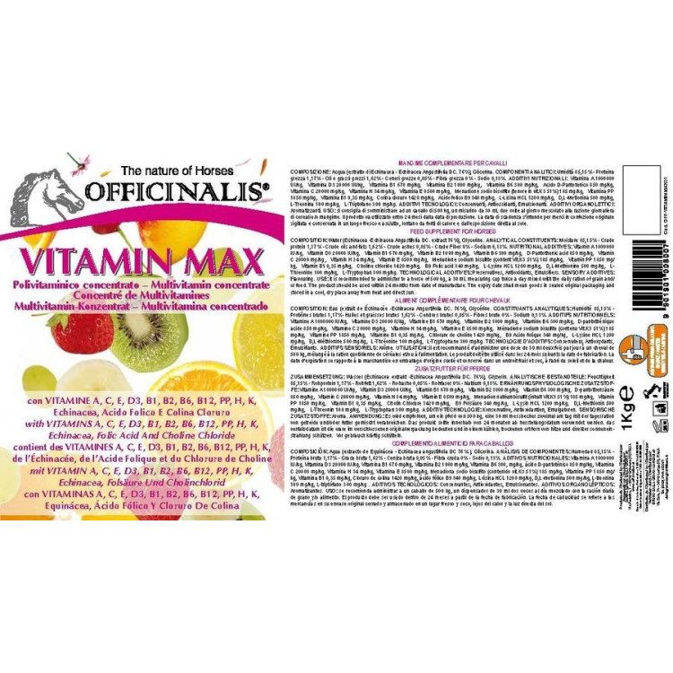 Alimento complementar Officinalis® Vitaminéral Max Alimento complementar Officinalis® Vitaminéral Max
