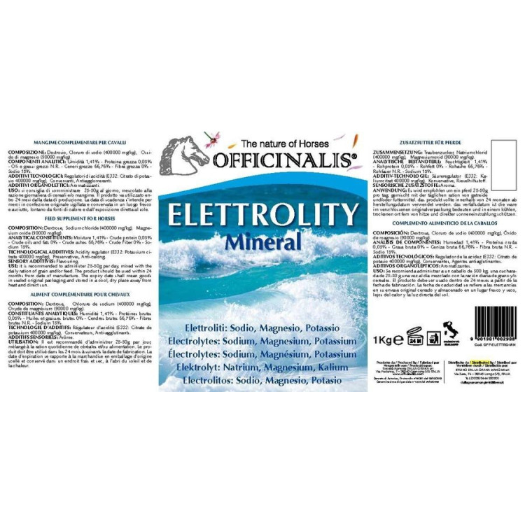 Alimento complementar Officinalis® Eletrólitos & Minerais Alimento complementar Officinalis® Eletrólitos & Minerais
