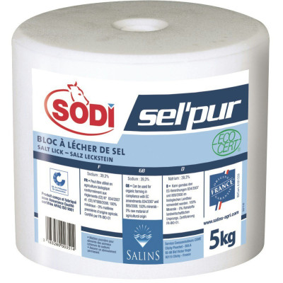 Bloco de sal puro Sodi