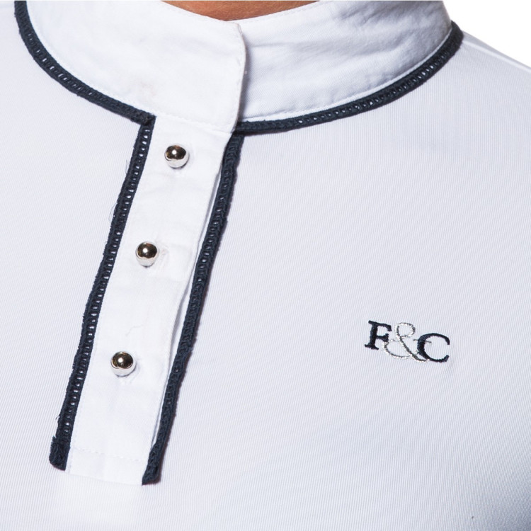 Polo Candiba feminino ML Flags & Cup Polo Candiba feminino ML Flags & Cup