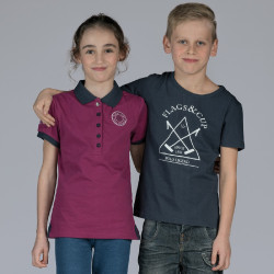 Polo infantil CALI Flags & Cup Polo infantil CALI Flags & Cup