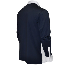 Polo masculino Urbano de mangas compridas Flags & Cup Polo masculino Urbano de mangas compridas Flags & Cup