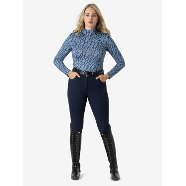 Calça LeMieux Amara II com Assento Inteiro Azul-marinho
